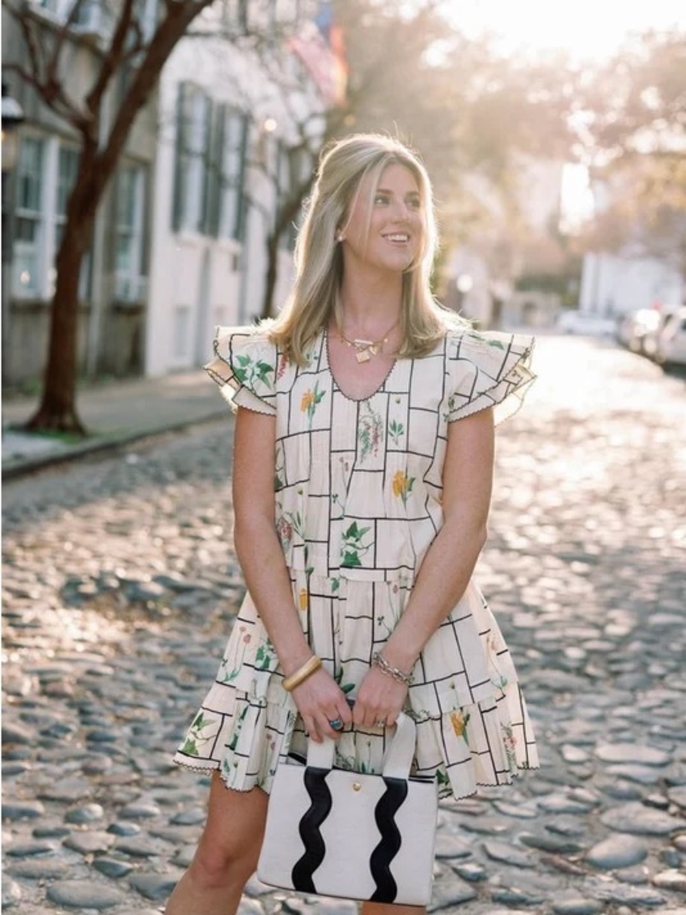 Tuckernuck Fresher Buds Mini Alice Dress Size Large NWT